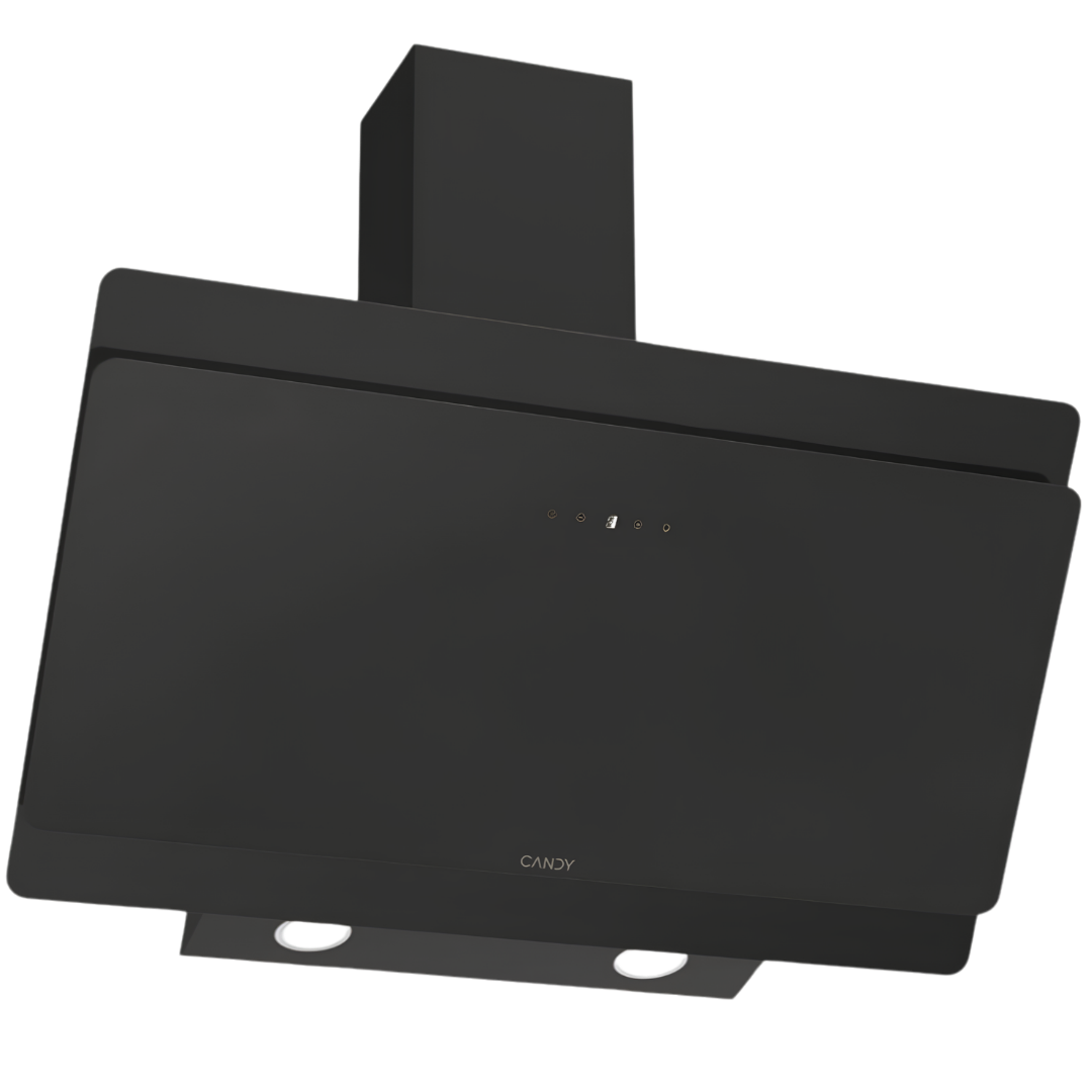 CANDY COOKER HOOD 90CM BLACK GLASS